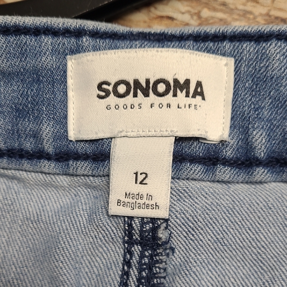 Sonoma Light Blue Wide-Leg Jeans - Picture 3 of 4